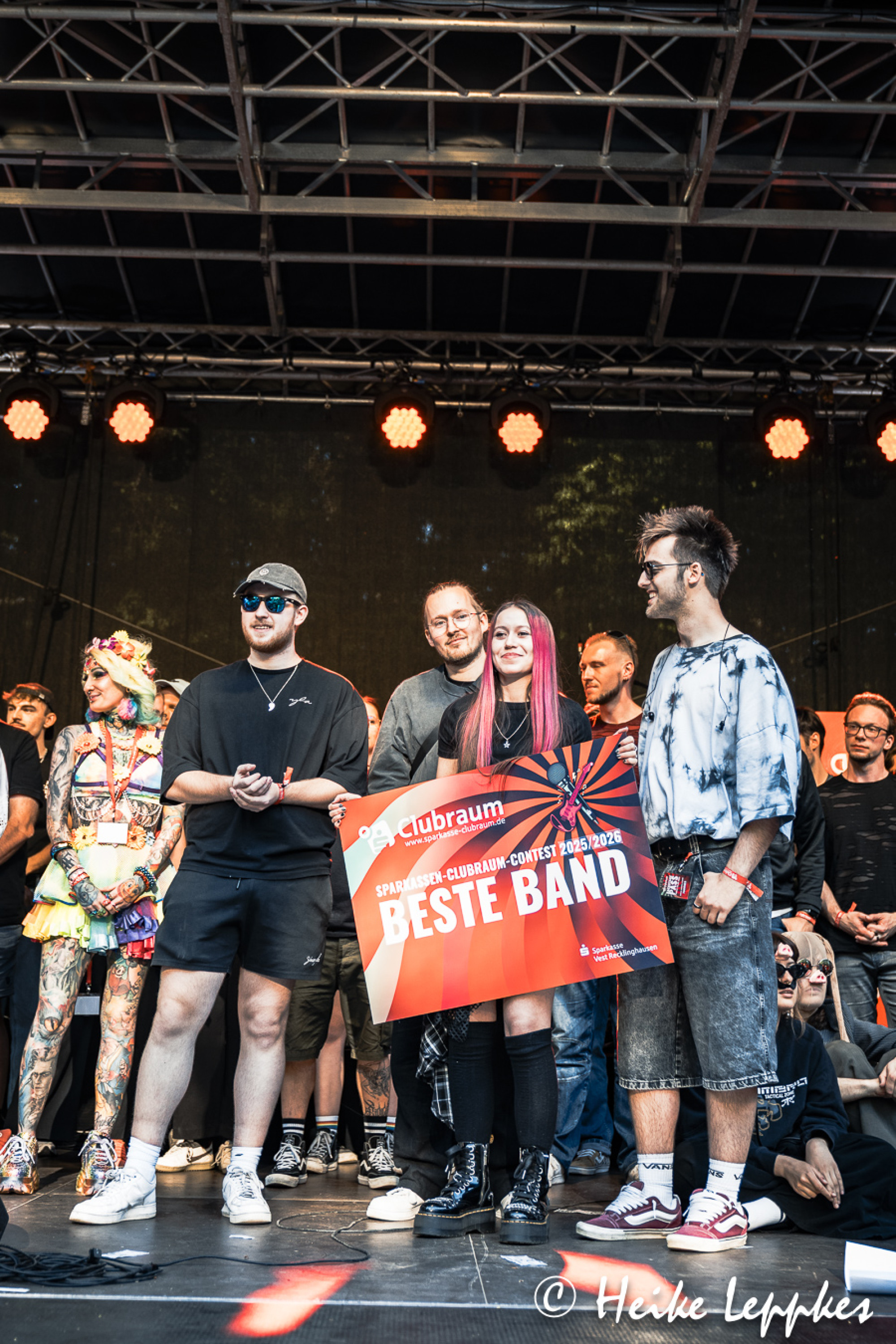 Sarah Hübers & Band gewinnt das Sparkassen-Clubraum-Finale. 